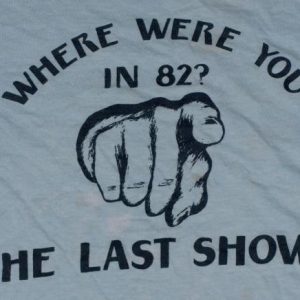 Vintage 1982 The Blend Local Band New Hampshire T-Shirt