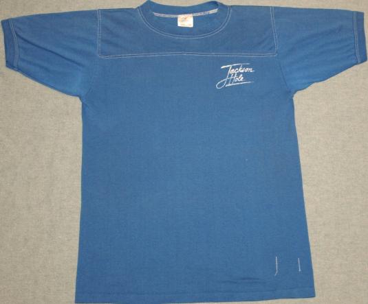 Vintage 1980s Jackson Hole Wyoming Blue T-Shirt