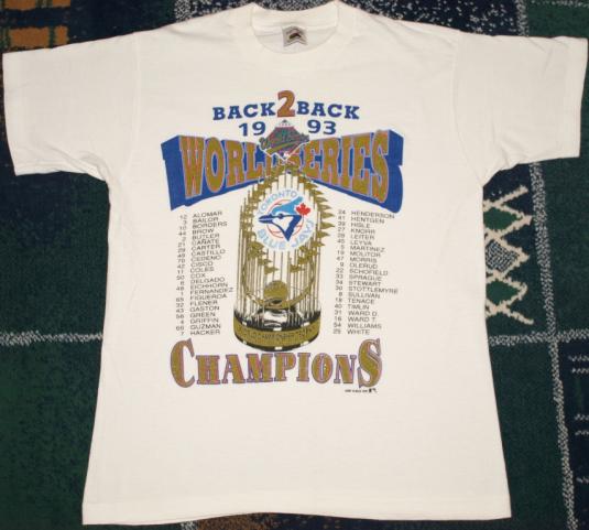 1993 Toronto Blue Jays World Series T-Shirt 1990s