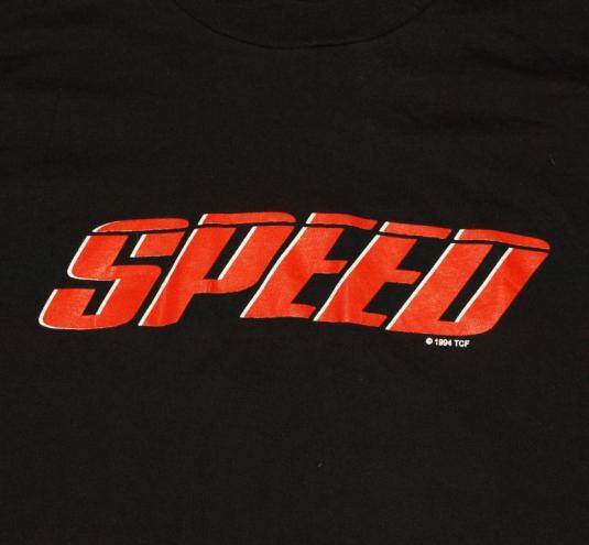 Vintage 1994 SPEED Movie T-Shirt Keanu Reeves