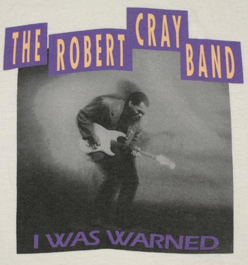Vintage 1992 ROBERT CRAY BAND Concert Tour T-shirt 90s Blues