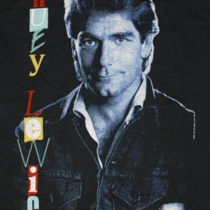 Vintage 1980s Huey Lewis & The News Tour T-Shirt Dead Stock