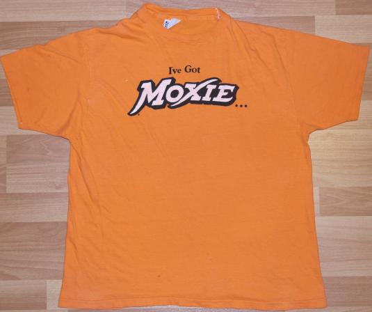 Vintage 1980’s Maine MOXIE Soda Pop 1984 Orange T-Shirt