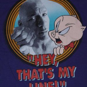 VTG 1991 Looney Tunes Porky Pig Michael Jordan NIKE AIR Tee