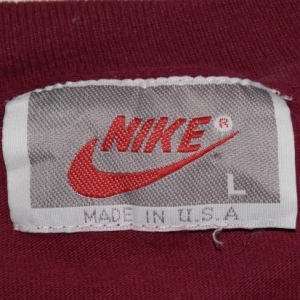 Vintage 80s 90s NIKE Air Embroidered SNEAKER T-Shirt