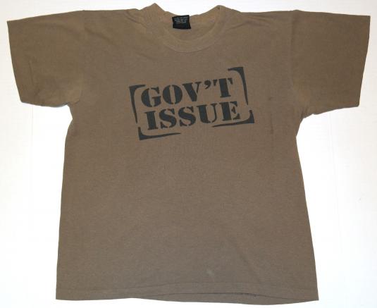 Vintage 1980s Government Issue Military T-shirt