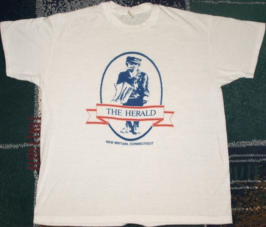 Vintage New Britain Connecticut Paper Boy 80’s T-Shirt