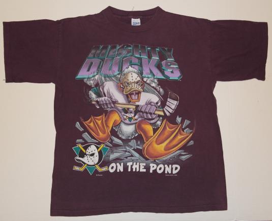 Vintage 1990s Mighty Ducks NHL Hockey T-Shirt