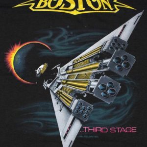 Vintage 1987 BOSTON Third Stage Tour Shirt 80s DEADSTOCK