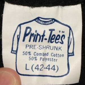 Vintage 1981 All Around Zebra Portland Maine T-Shirt 80s