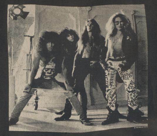 Vintage1989 Bullet Boys Concert Tour T-Shirt 80’s 1980’s