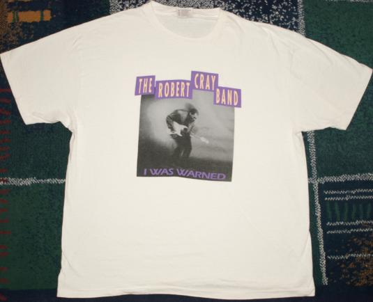 Vintage 1992 ROBERT CRAY BAND Concert Tour T-shirt 90s Blues