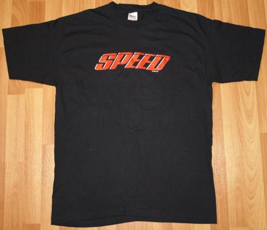 Vintage 1994 SPEED Movie T-Shirt Keanu Reeves
