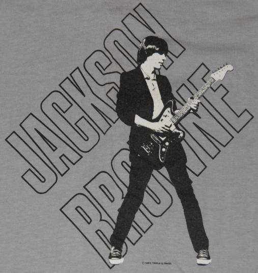 Vintage 1983 JACKSON BROWNE Long Sleeve Shirt 1980s