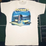 Journey Raised On Radio Rock Music Adult T Shirt 