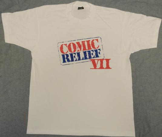Vintage 1995 COMIC RELIEF VII Stand Up Comedy T-Shirt