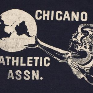 Vintage Chicano Athletic Association T-Shirt Blue