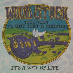 Vintage Woodstock '94 25th Anniversary T-Shirt 1990s
