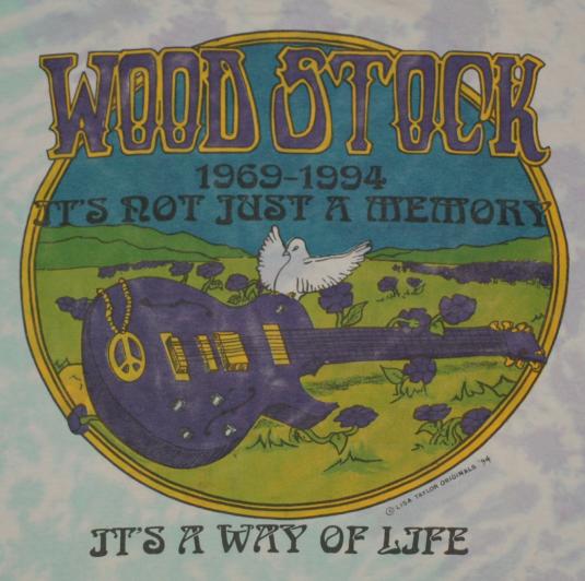 Vintage Woodstock ’94 25th Anniversary T-Shirt 1990s