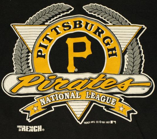 Vintage 1991 90s Pittsburgh Pirates MLB Baseball T-Shirt