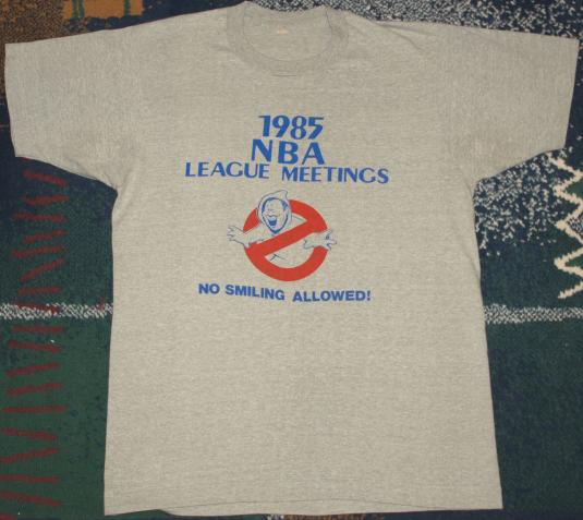Vintage 1980s NBA Basketball League Meetings T-shirt