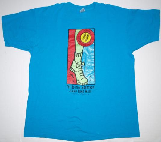 Vintage Jimmy Fund Walk Boston Marathon T-Shirt