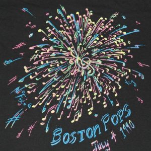 Vintage 1990 BOSTON POPS 4th of July Festival Music T-Shirt