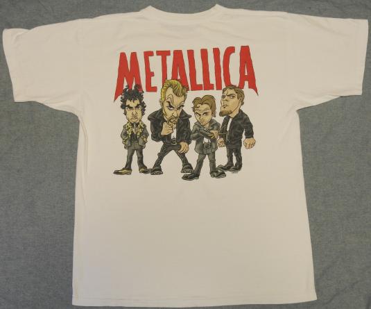 Vintage 1996 Metallica Concert Tour T-Shirt Heavy Metal 90s