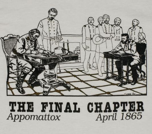 Vintage Appomattox Court House Lee Grant Civil War T-Shirt