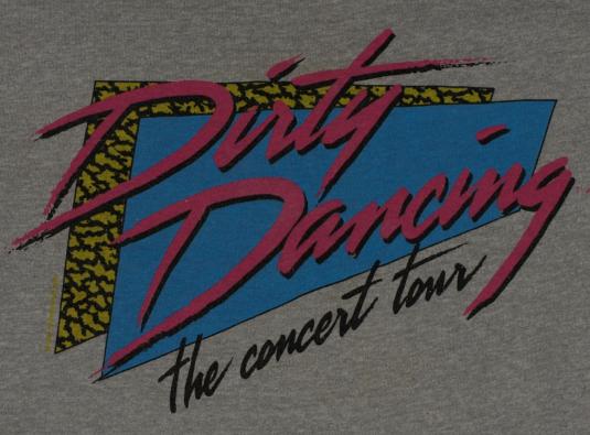 VIntage 1980s DIRTY DANCING Tour Shirt Screen Stars