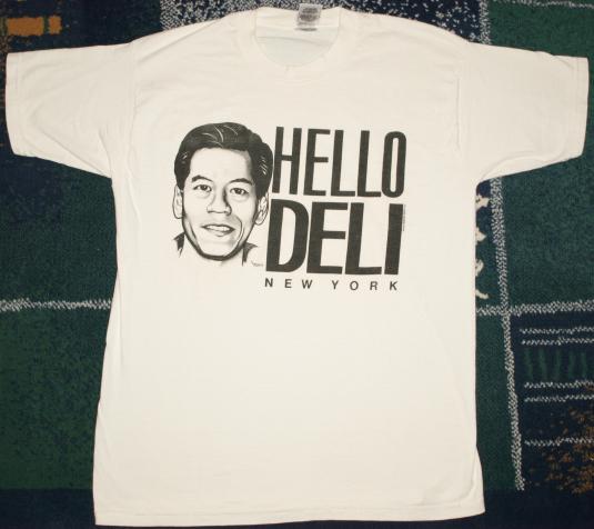 Vintage 1990s Rupert Jee’s Hello Deli New York City T-Shirt