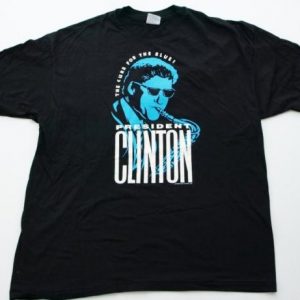 1992 President Bill Clinton Saxophone Blues Shirt