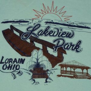 Vintage 1980s Lakeview Park Lorain Ohio T-Shirt