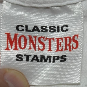 Vintage Frankenstein Boris Karloff Monster Stamp T-Shirt