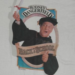 VTG 1980s Rodney Dangerfield BACK TO SCHOOL Movie T-Shir