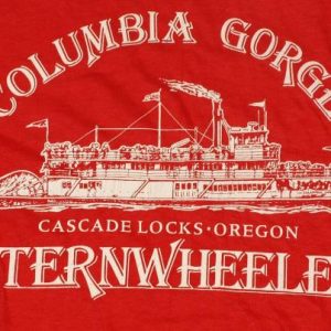 VTG 1980s Columbia Gorge Cascade Oregon Steamboat T-Shirt