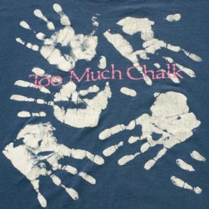 Vintage 1980s Chalk Hand Print T Shirt