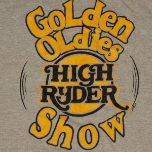 Vintage 1980s Golden Olides Record High Ryder Show T-Shirt