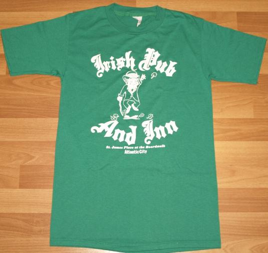 Vintage 1980’s Atlantic City Irish Pub Leprechaun T-Shirt