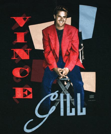 Vintage VINCE GILL 1992 Concert Tour Country Music T-Shirt