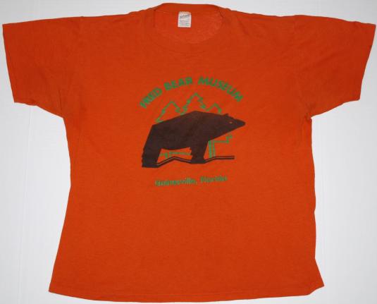 Vintage 1980s Fred Bear Museum Gainesville Florida T-shirt