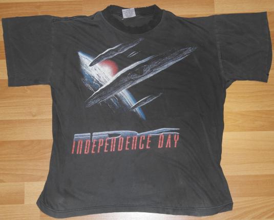 Vintage 1990s ID4 Independence Day Movie T-Shirt Original