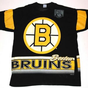 Vintage 1990's Boston Bruins NHL Hockey T-Shirt Salem