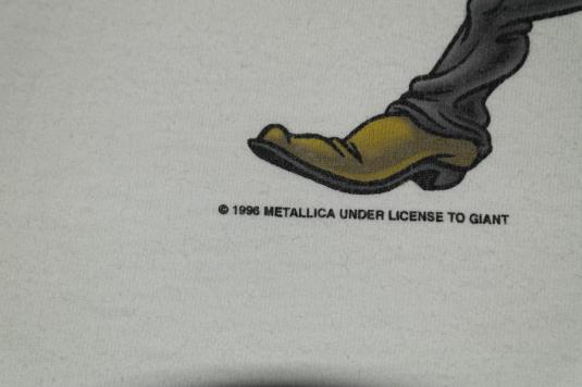 Vintage 1996 Metallica Concert Tour T-Shirt Heavy Metal 90s | Defunkd