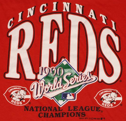 Vintage 1990 Cincinnati Reds World Series T-Shirt