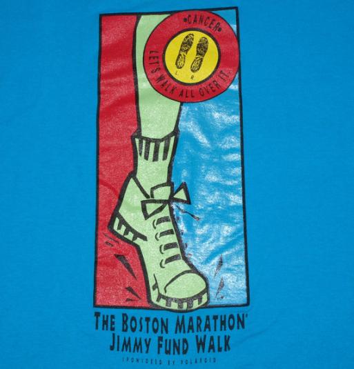 Vintage Jimmy Fund Walk Boston Marathon T-Shirt
