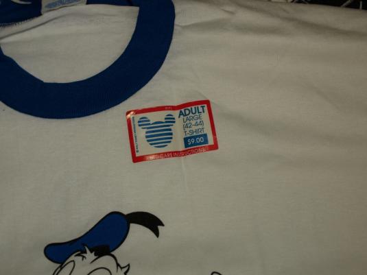 Vintage 1980s Walt Disney Donald Duck T-Shirt NOS Never Worn