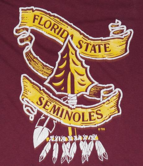 Vintage 1980s FLORIDA STATE Seminoles T-shirt 80s FSU