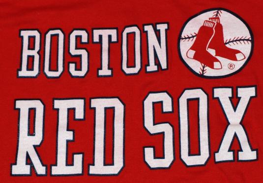Vintage 1980s Boston Red Sox Champion 50/50 T Shirt