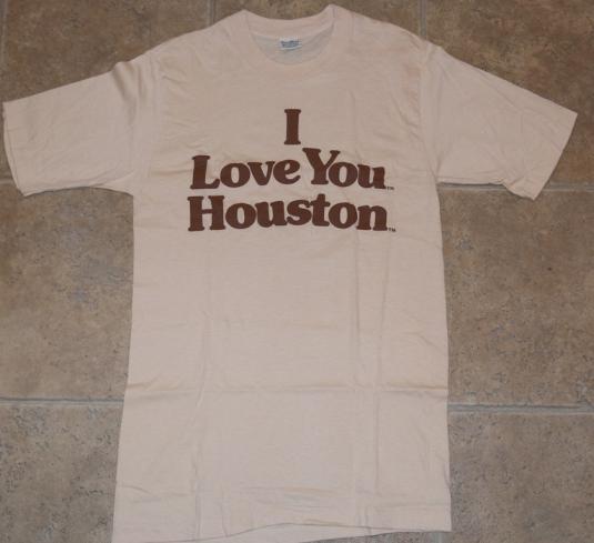 Vintage 1980’s I LOVE YOU HOUSTON T-Shirt